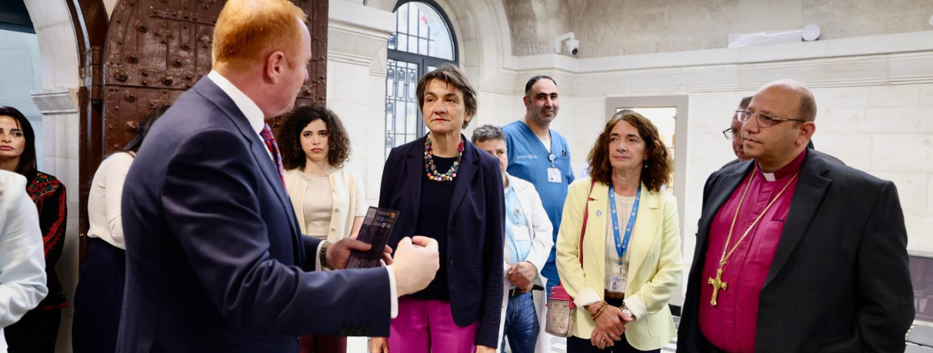 Augusta Victoria Hospital (AVH) has officially reopened its Reception Department
