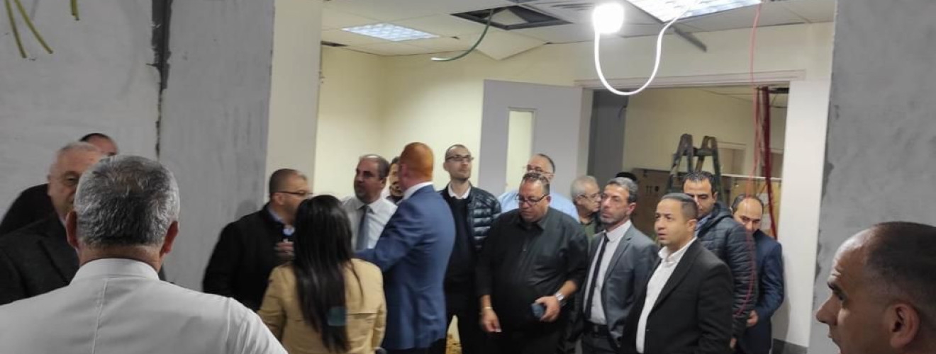 A delegation from Augusta Victoria Hospital visited Gaza Strip