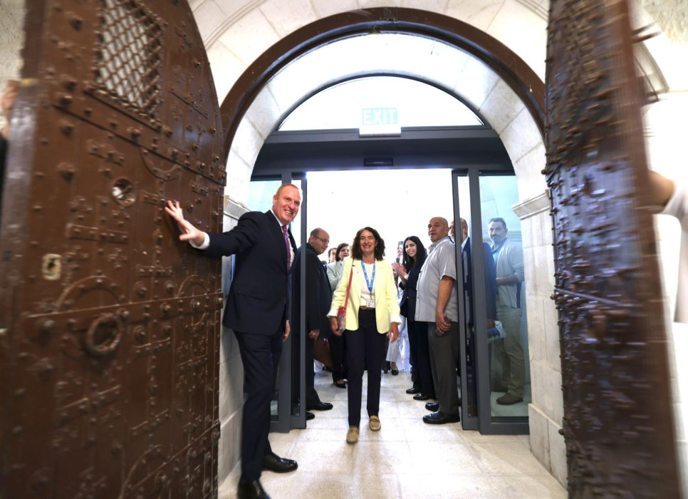 Augusta Victoria Hospital (AVH) has officially reopened its Reception Department