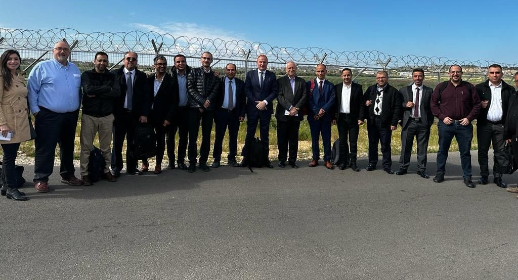 زيارة وفد من مستشفى المطلع الى قطاع غزة